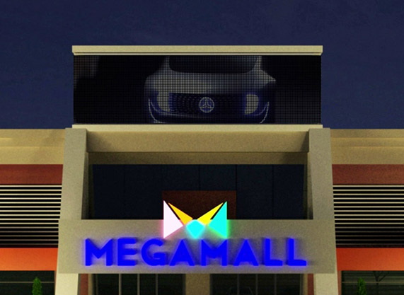 Megamall Avm Led Ekran 3D Modelleme ve Animasyonu<br/><br/>